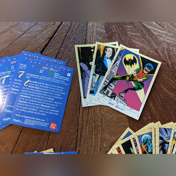 VTG 1994 Skybox DC Stars Superheroes Trading Cards and Puzzle Cards Set - Picture 3 of 7
